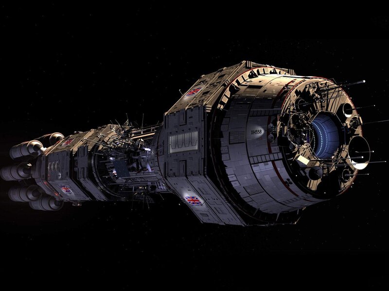 spacecraft in deep space