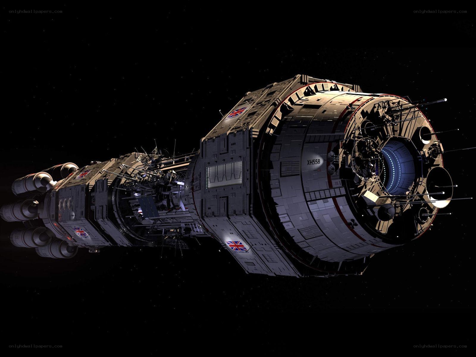 spacecraft in deep space