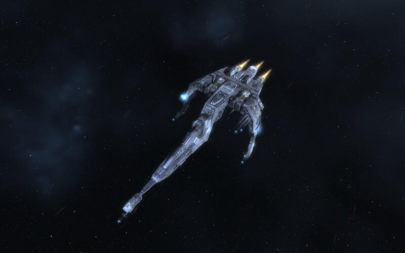 spacecraft in deep space