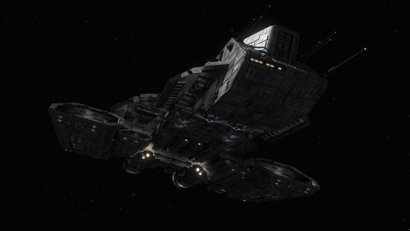 spacecraft in deep space