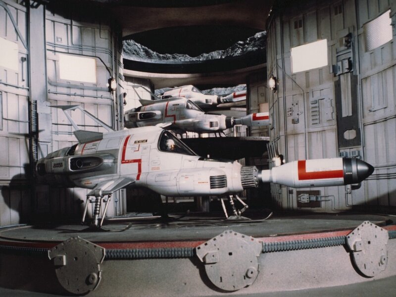Spacecraft in Hangar
