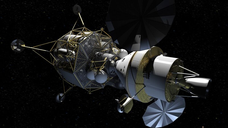 spacecraft in orbit