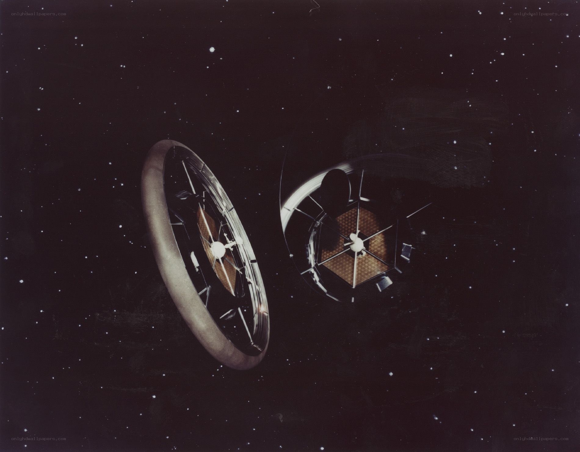 Spacecraft in orbit