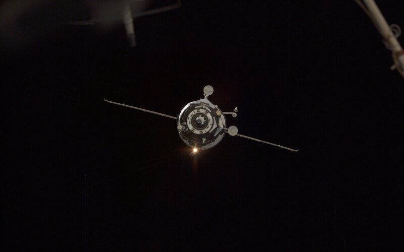 spacecraft in orbit
