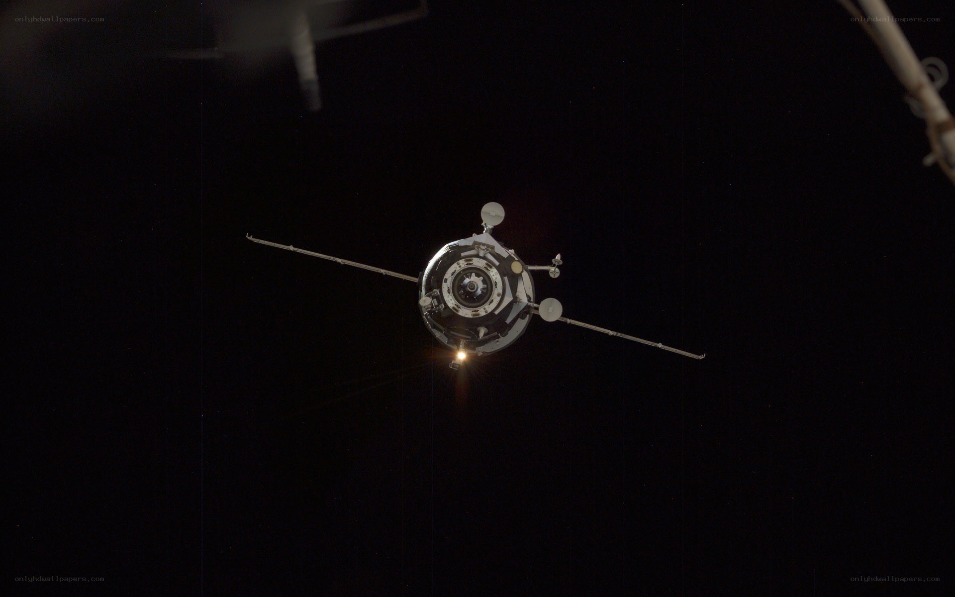 spacecraft in orbit