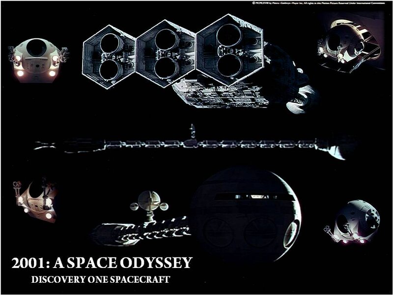 Spacecraft in Orbit — Black, Dramatic, Night, Illustration