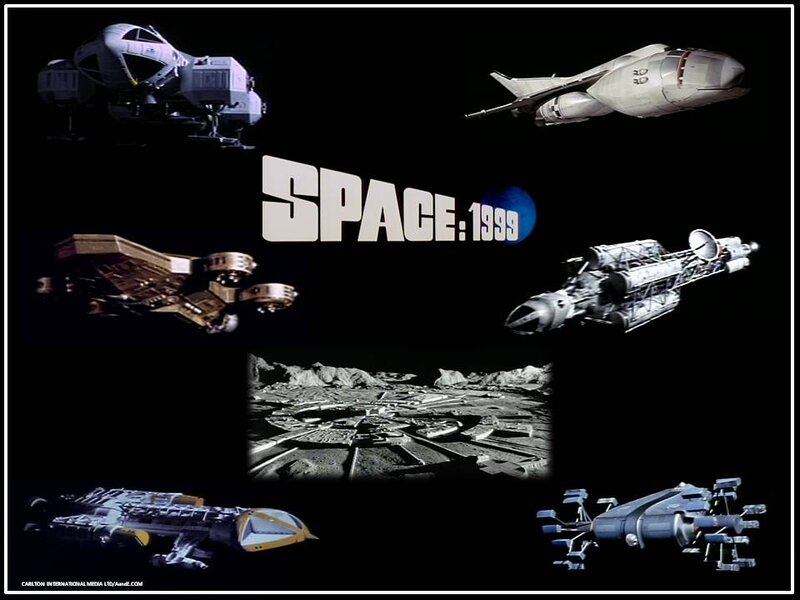 Spacecraft in Space — Black, Dramatic, Night