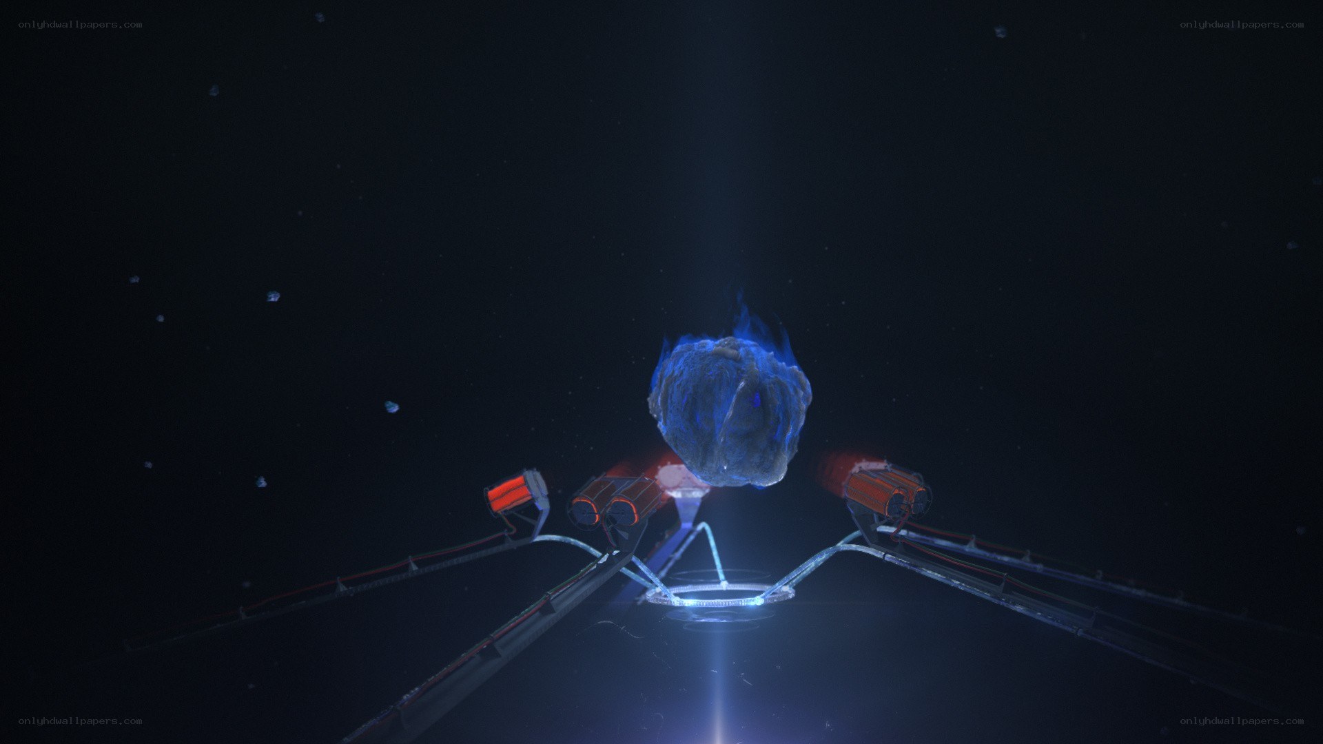 spacecraft mining asteroid