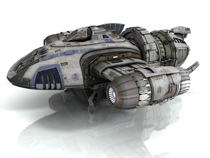 Spacecraft Model — Gray