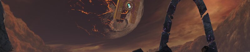 Spacecraft Near Asteroid — Brown
