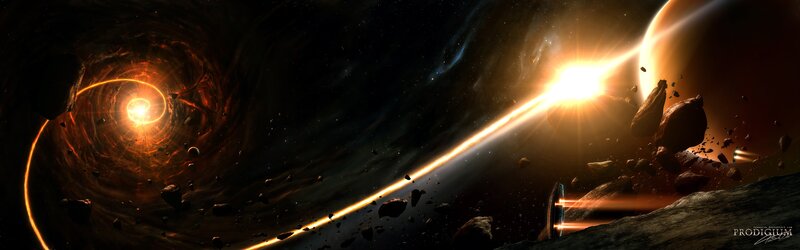 Spacecraft Near Black Hole