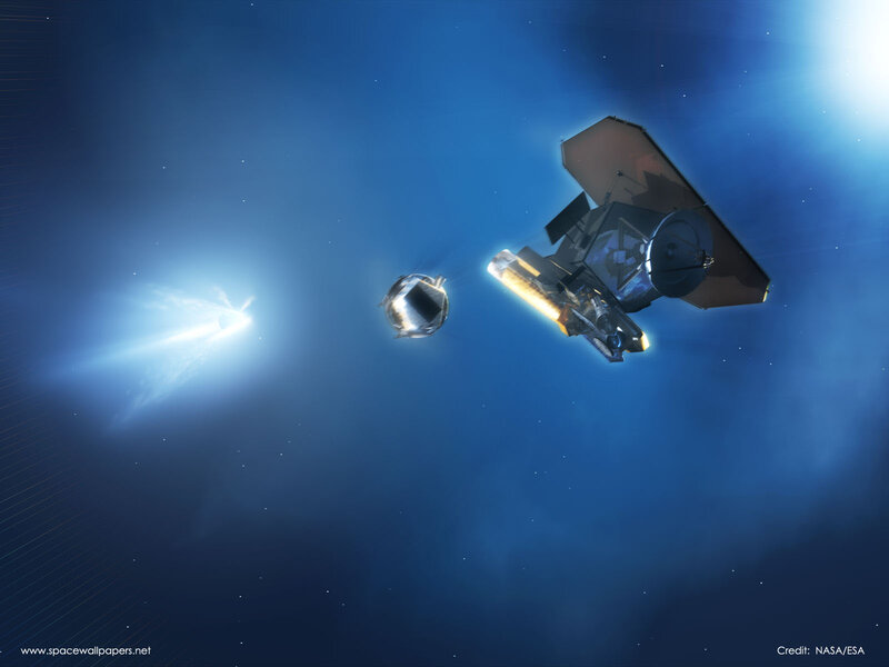 Spacecraft Near Comet