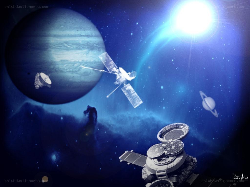 Spacecraft near Jupiter