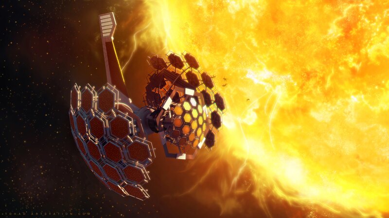 Spacecraft Near Sun