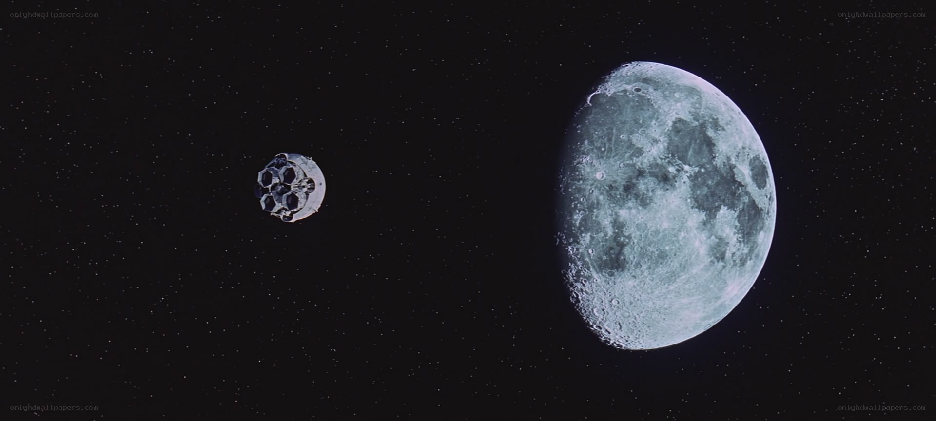 Spacecraft near the Moon