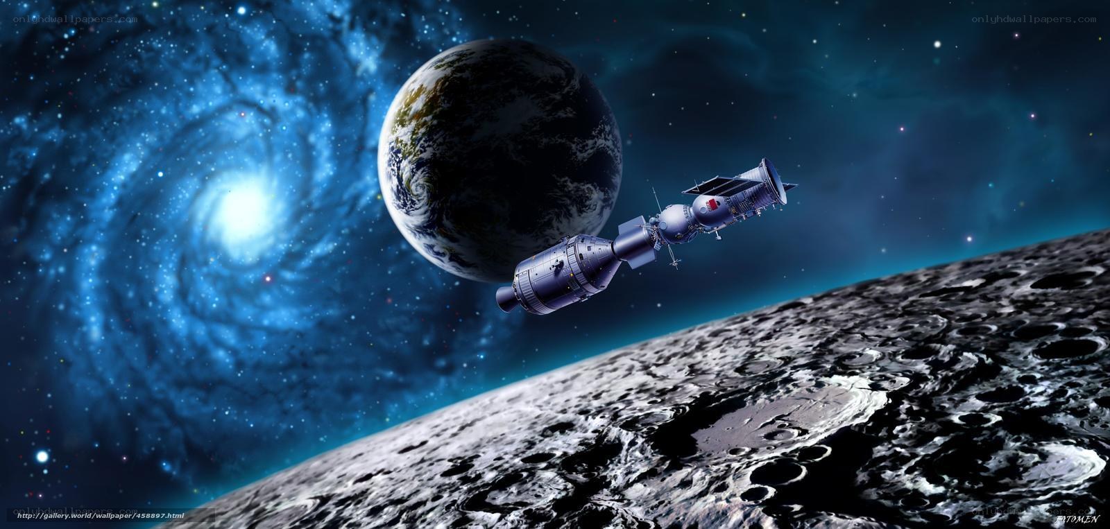 Spacecraft near the Moon