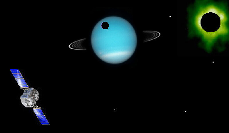 Spacecraft Near Uranus