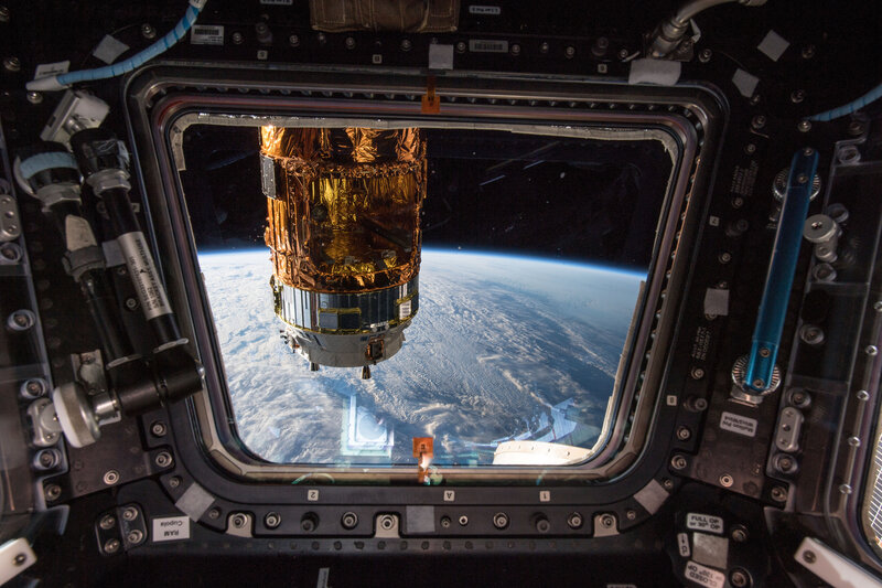 Spacecraft Outside Window
