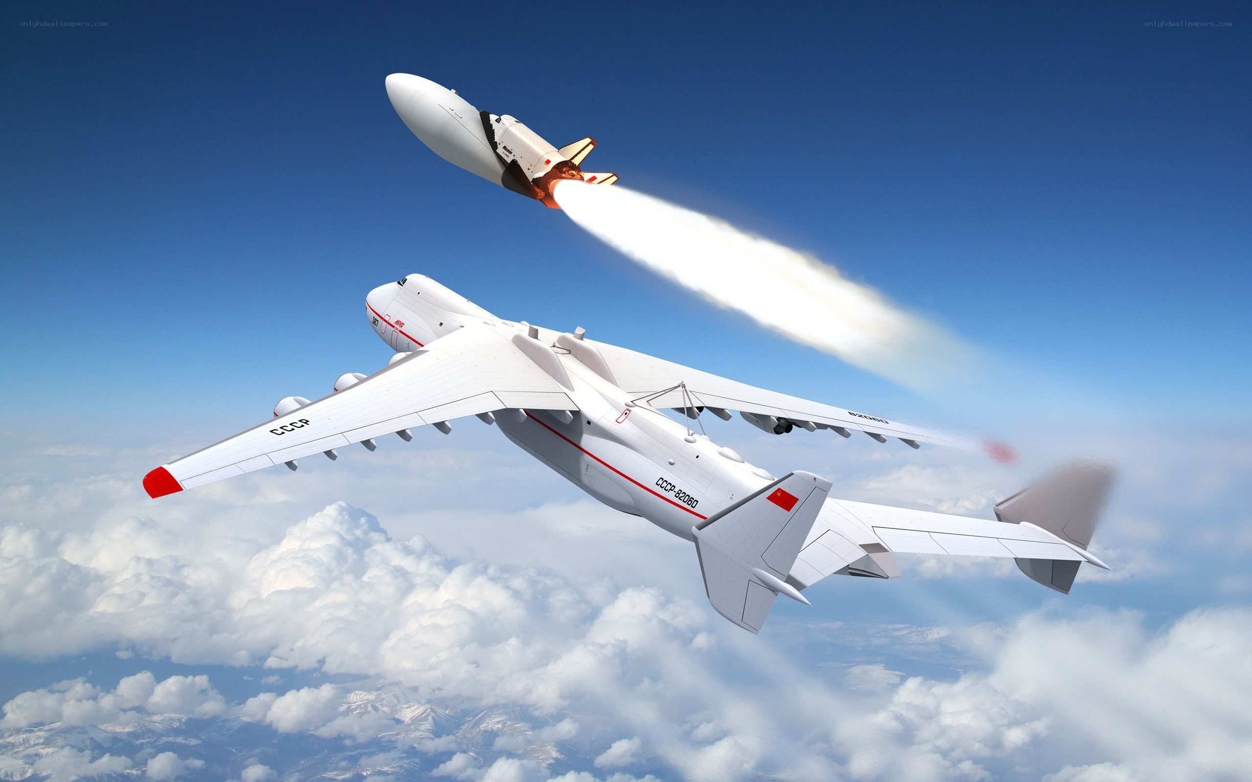 Spaceplane launch from carrier aircraft