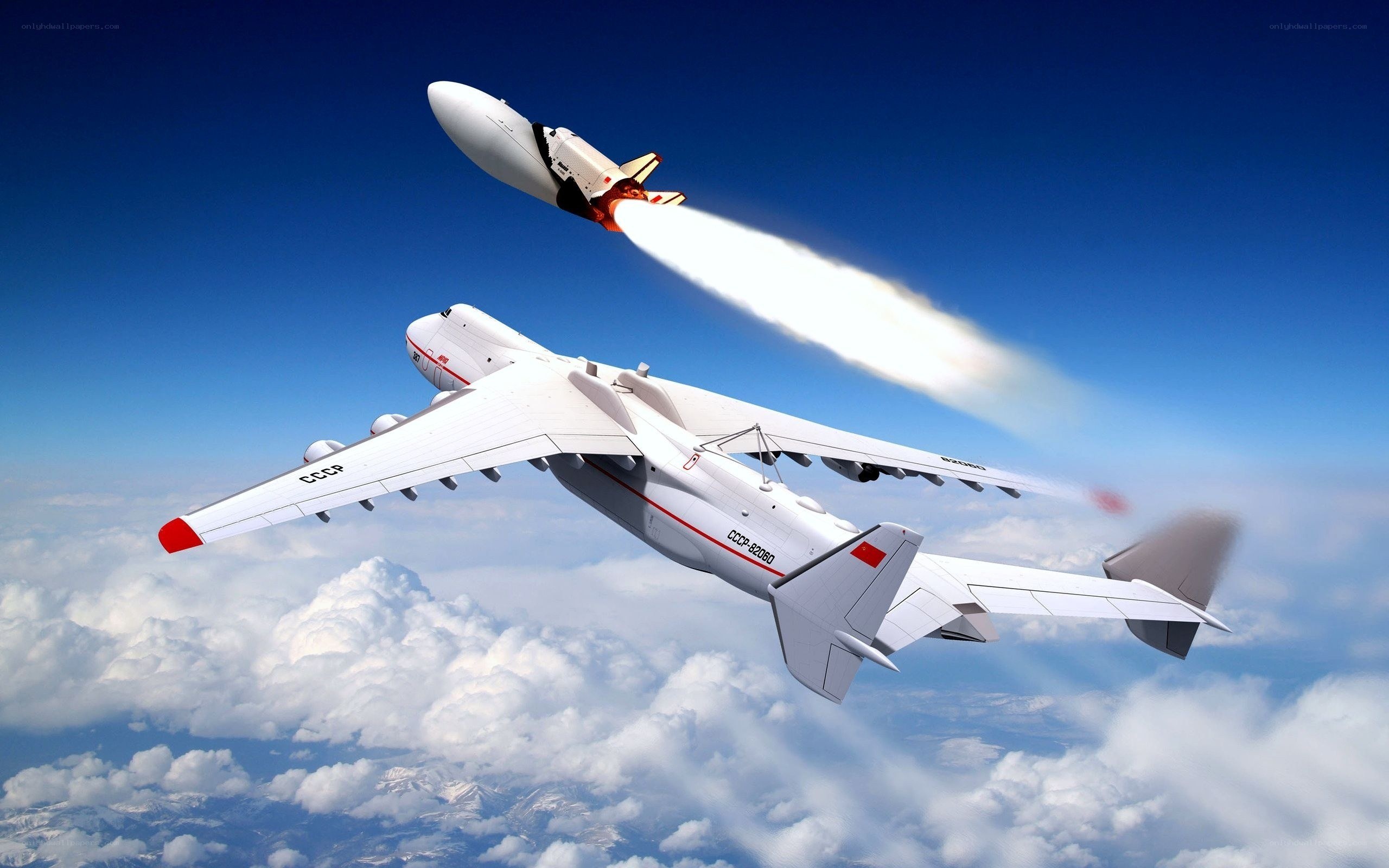 Spaceplane launch from carrier aircraft