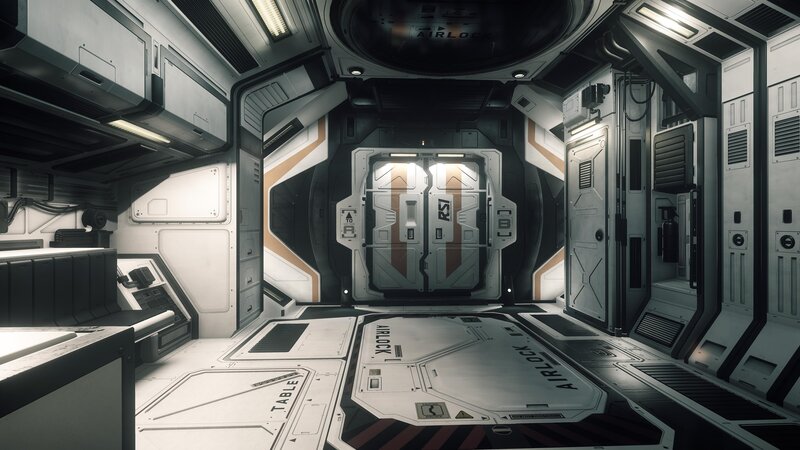 Spaceship Airlock Corridor