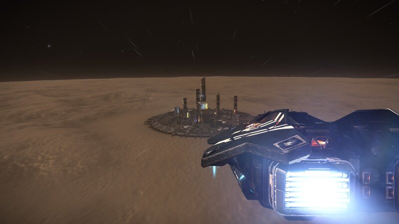 Spaceship Approaching Station