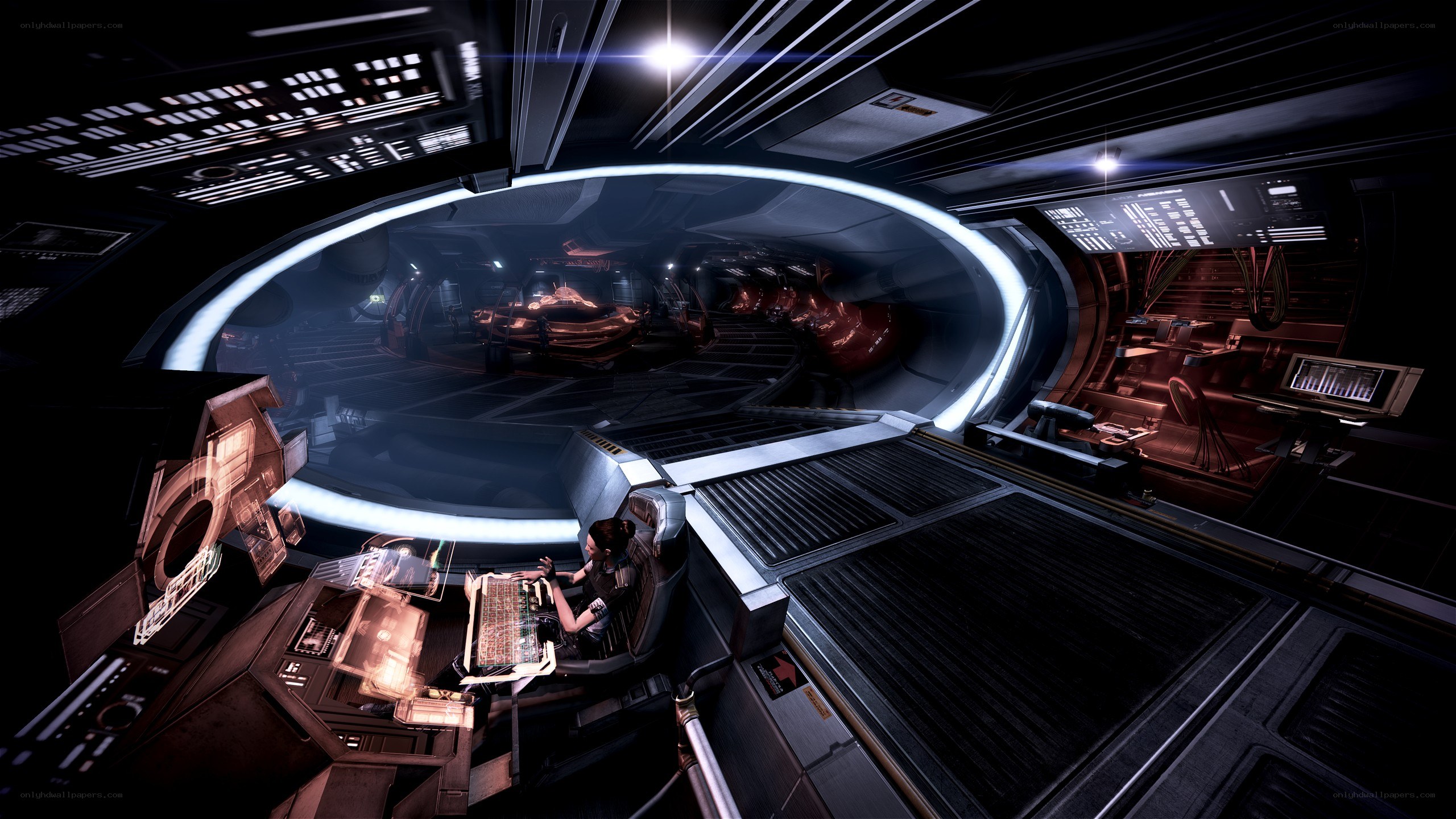 spaceship cockpit interior