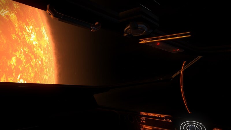 Spaceship Cockpit View — Black, Dramatic, 3d Render