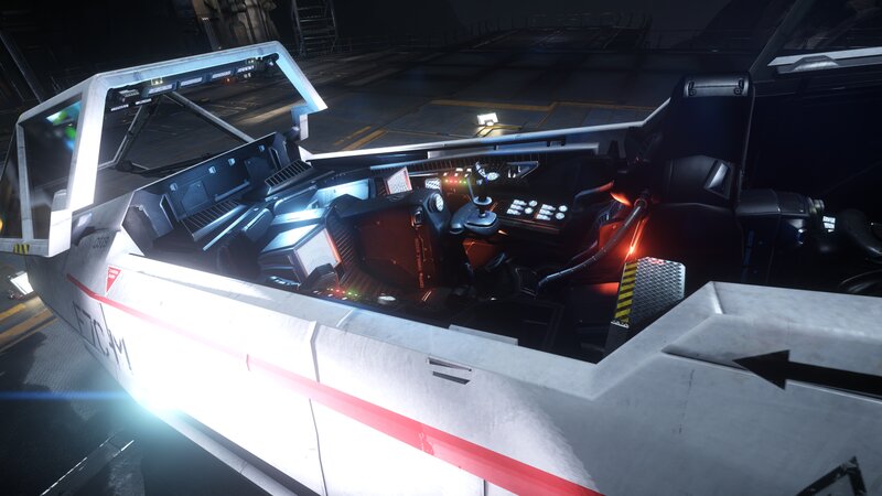Spaceship Cockpit — White
