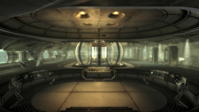 Spaceship Control Room — Gray