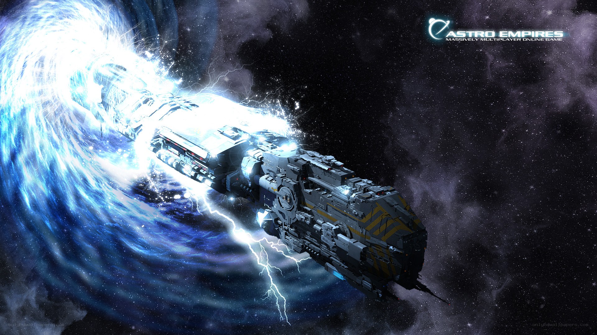 Spaceship in a cosmic storm