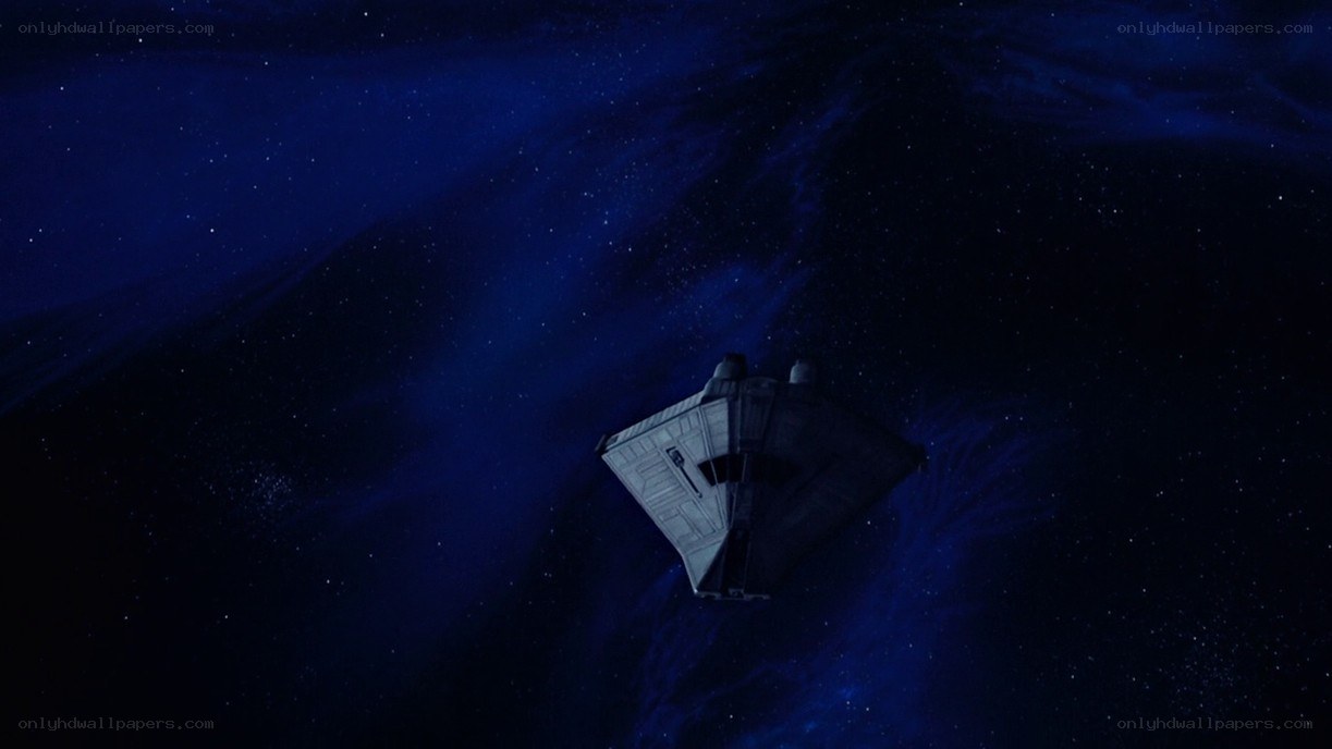 spaceship in deep space