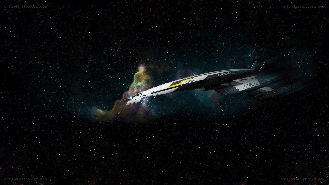 Spaceship in deep space