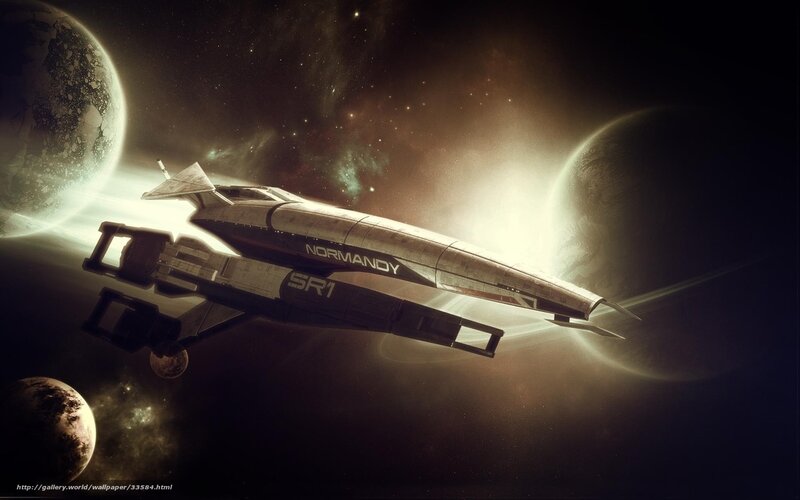 Spaceship in deep space