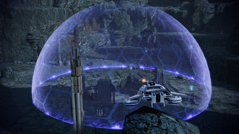 Spaceship in Force Field