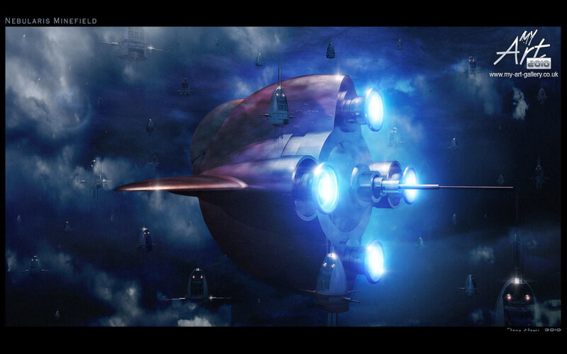 Spaceship in Minefield