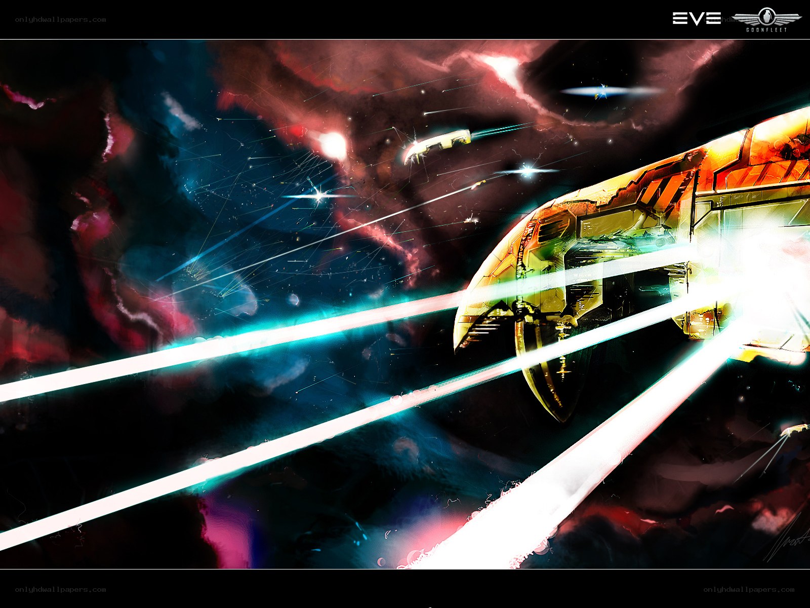 spaceship in space battle