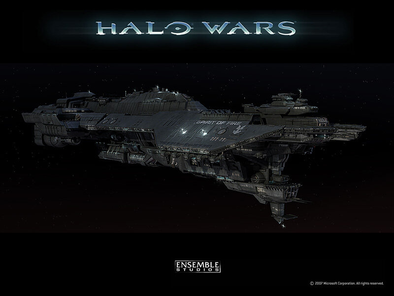 Spaceship in Space — Black, Dramatic