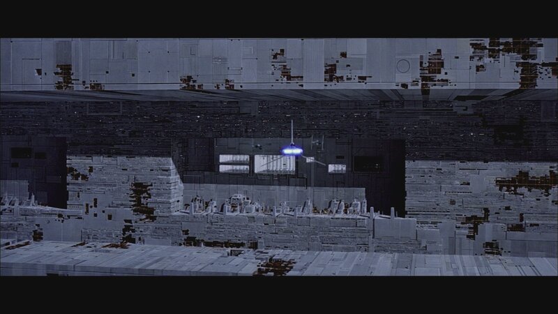 Spaceship in Space Station — Gray