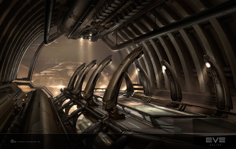Spaceship Interior — Gray