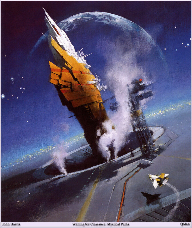 Spaceship Launch Scene