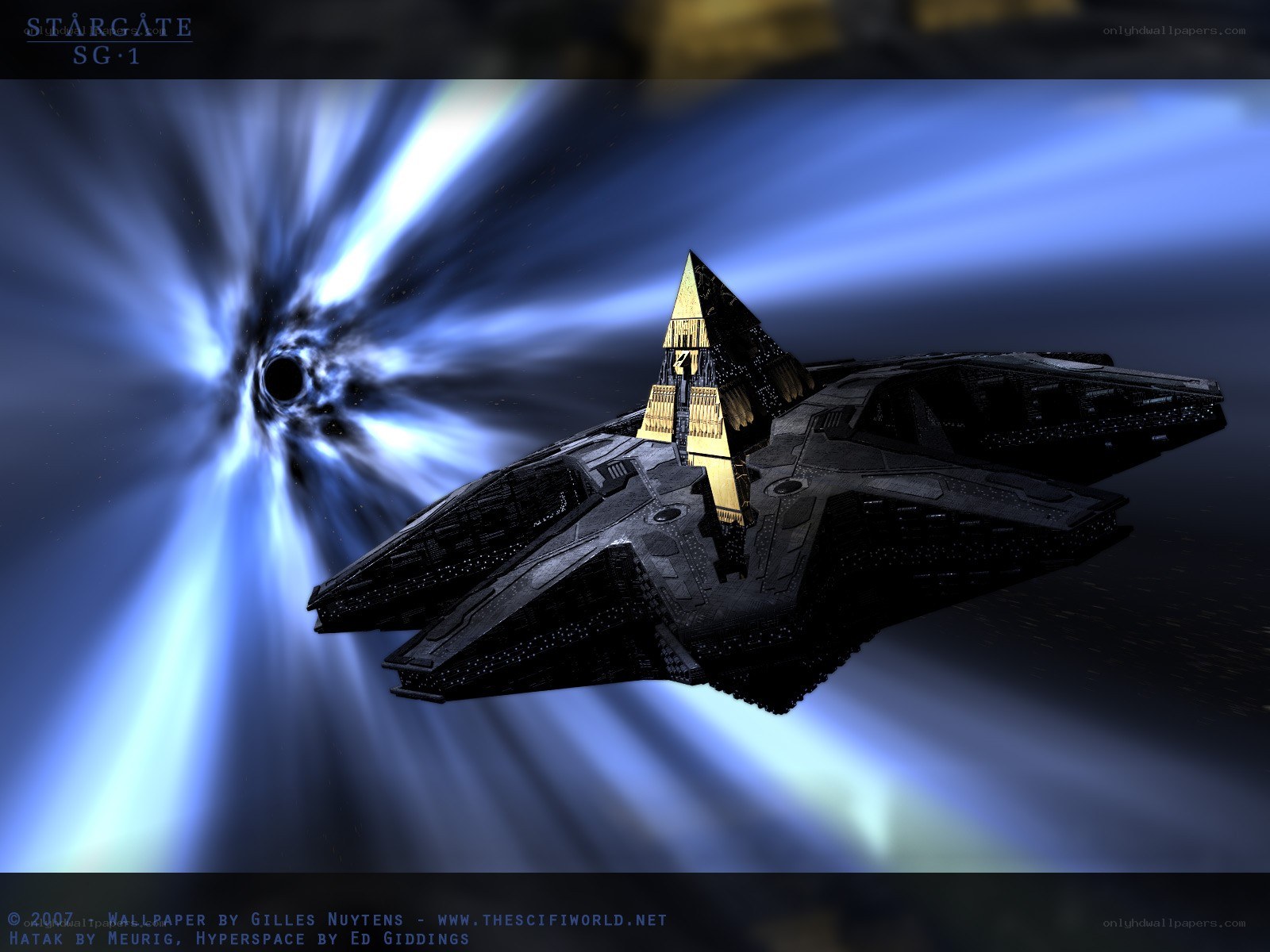 Spaceship near a black hole