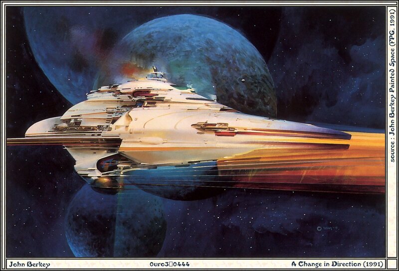 Spaceship near a planet
