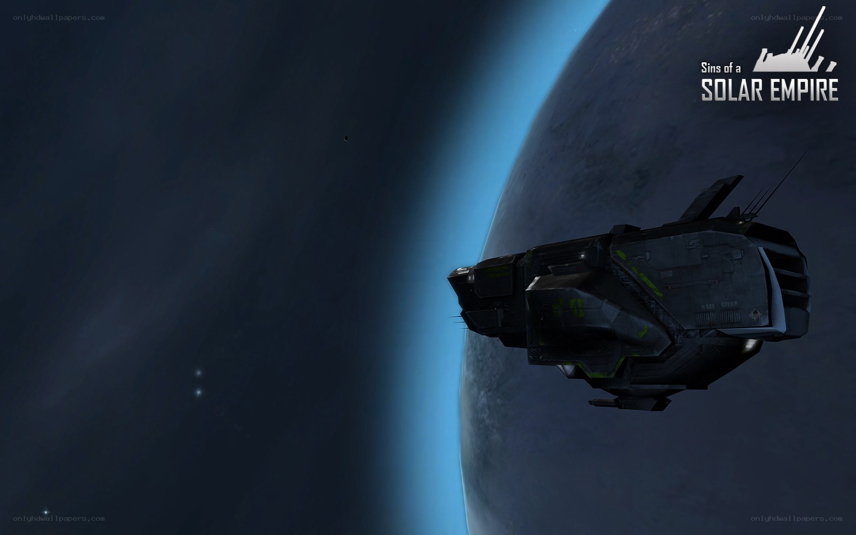 Spaceship near a planet