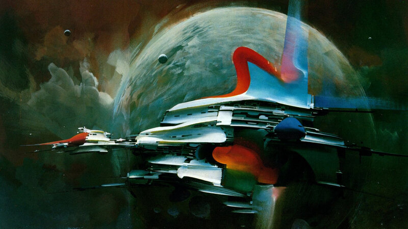 Spaceship near a planet
