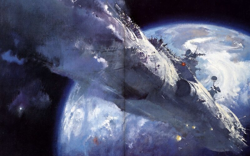 Spaceship near a planet