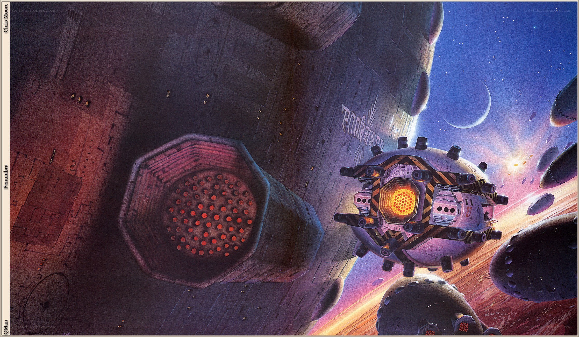 Spaceship near a planet