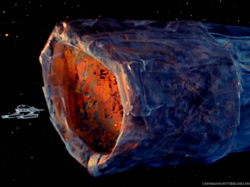 Spaceship Near Alien Object
