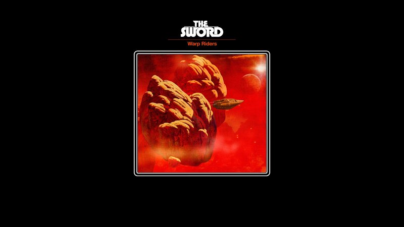 Spaceship Near Asteroid — Red, Dramatic