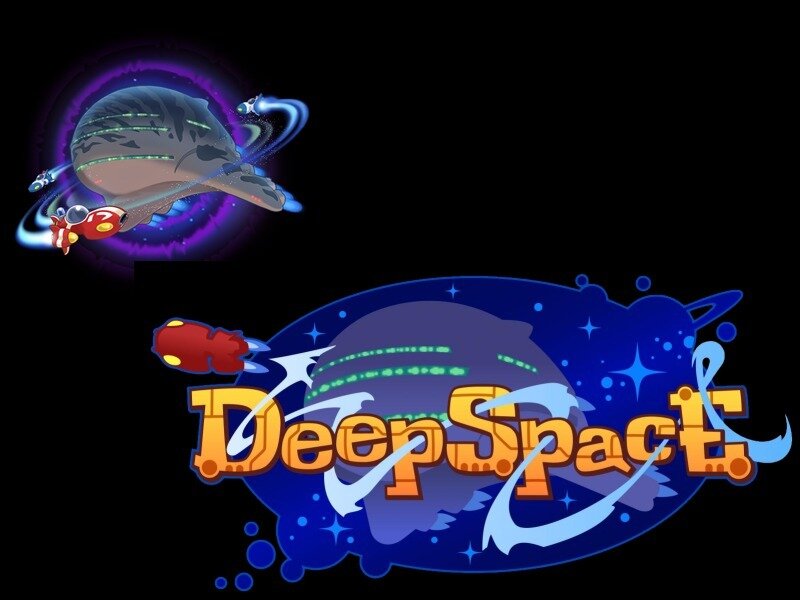 Spaceship Near Planet — Blue, Adventurous